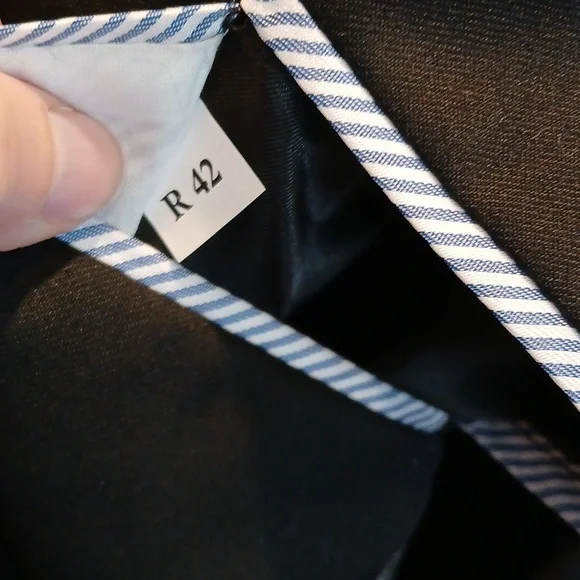 Nwt Tommy Hilfiger Wool Men's Black Adams Blazer Classic Tailored Trim Fit - Picture 5 of 10